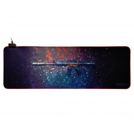 Mouse pad gaming Spacer, LED RGB, 90 x 30 cm 